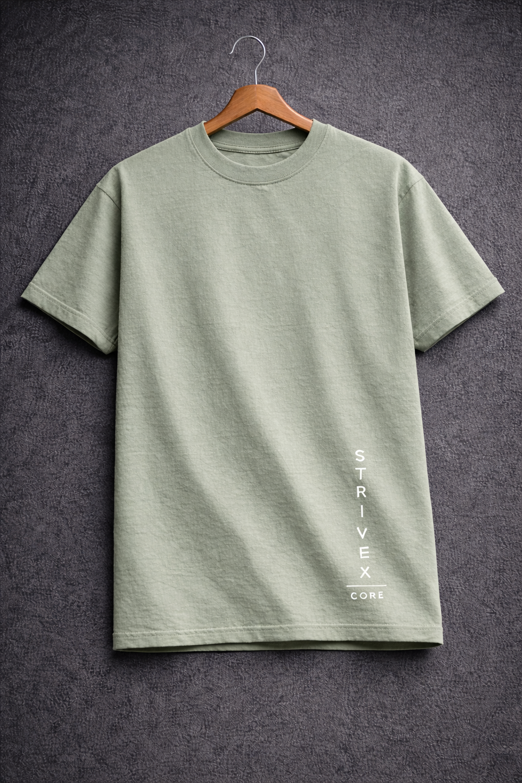 STRIVEX Core II Premium Oversized T-Shirt – 210 GSM Heavyweight Cotton Streetwear